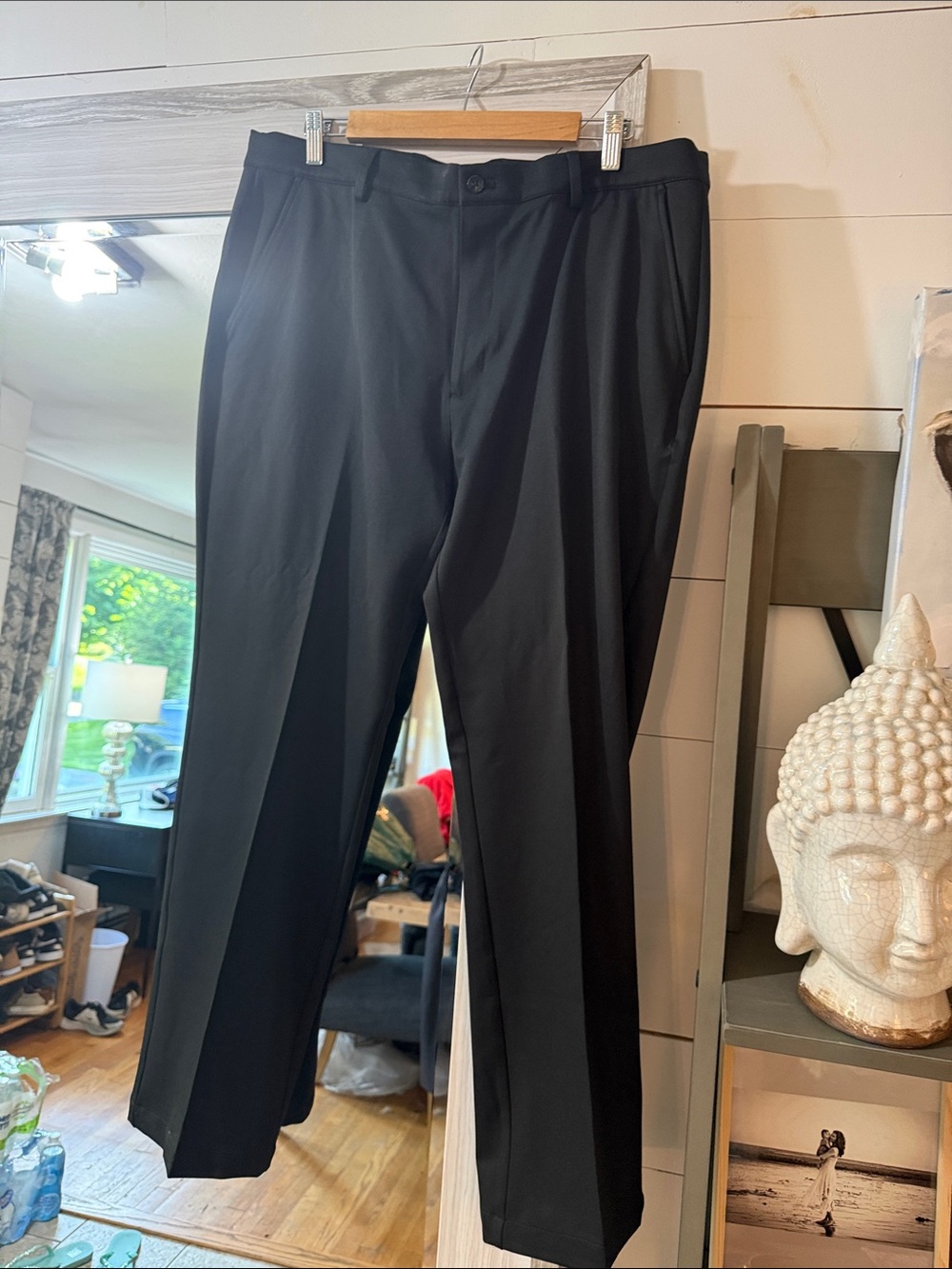 Attack Life by Greg Norman Men's Black Dress Pants